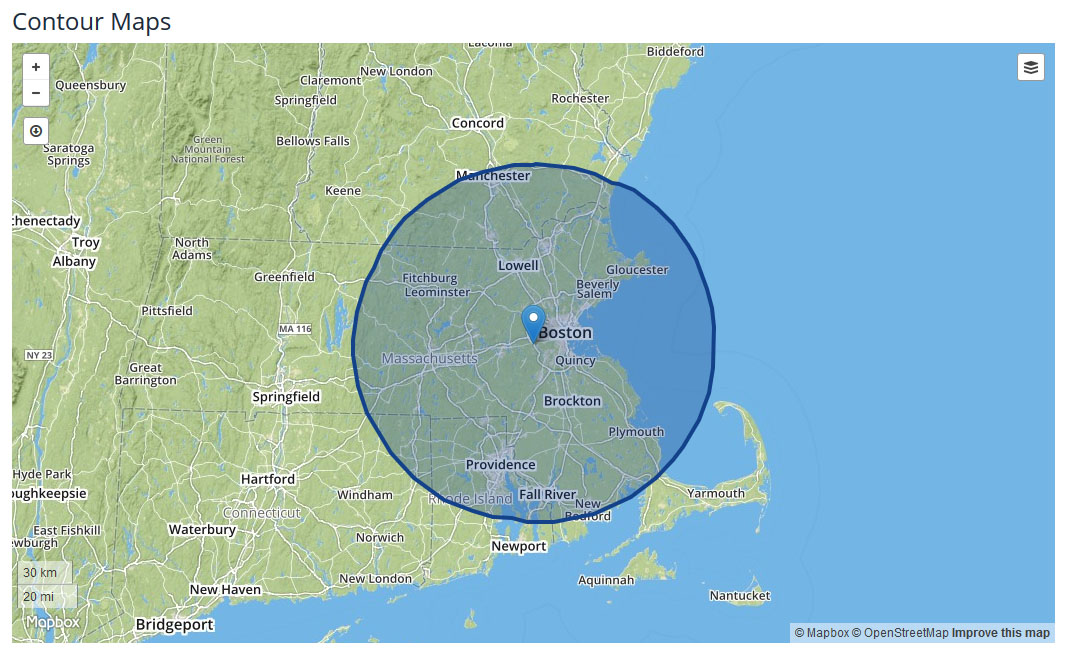 NBC Boston Coverage Map