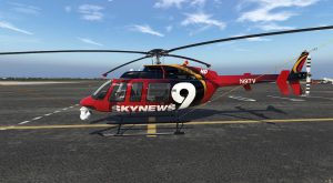 News helicopter for KWTV-DT
