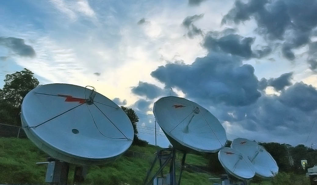 WPXI News satellite dishes