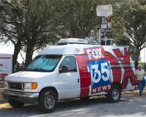 Fox 35 News Orlando live stream news van