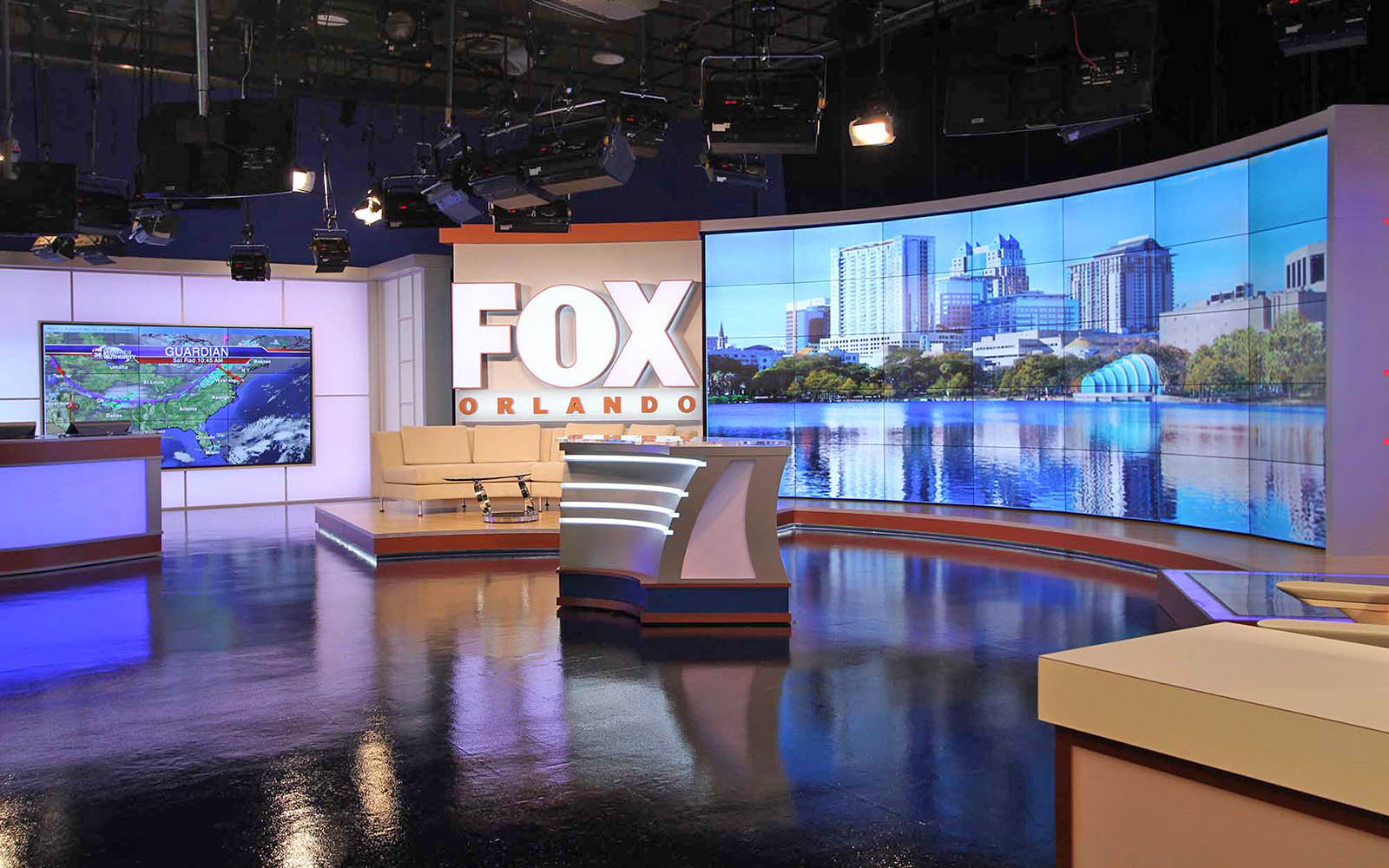 Fox 35 News Orlando live stream studio