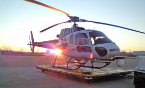 Sky Chopper for WGN News live broadcasting