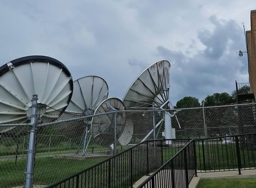 WIFR 23 News satellite dishes