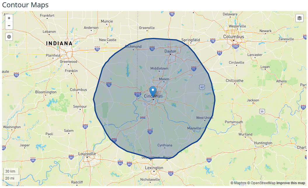 WLWT News coverage map