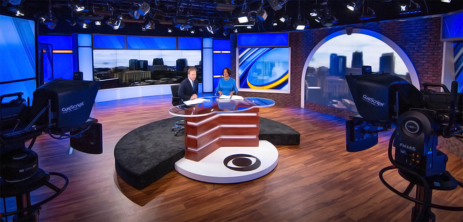 CBS 42 News live streaming studio
