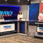 Jared Esposito, Vanessa Rizzitano, and Tony Chiavaroli anchoring for WENY News