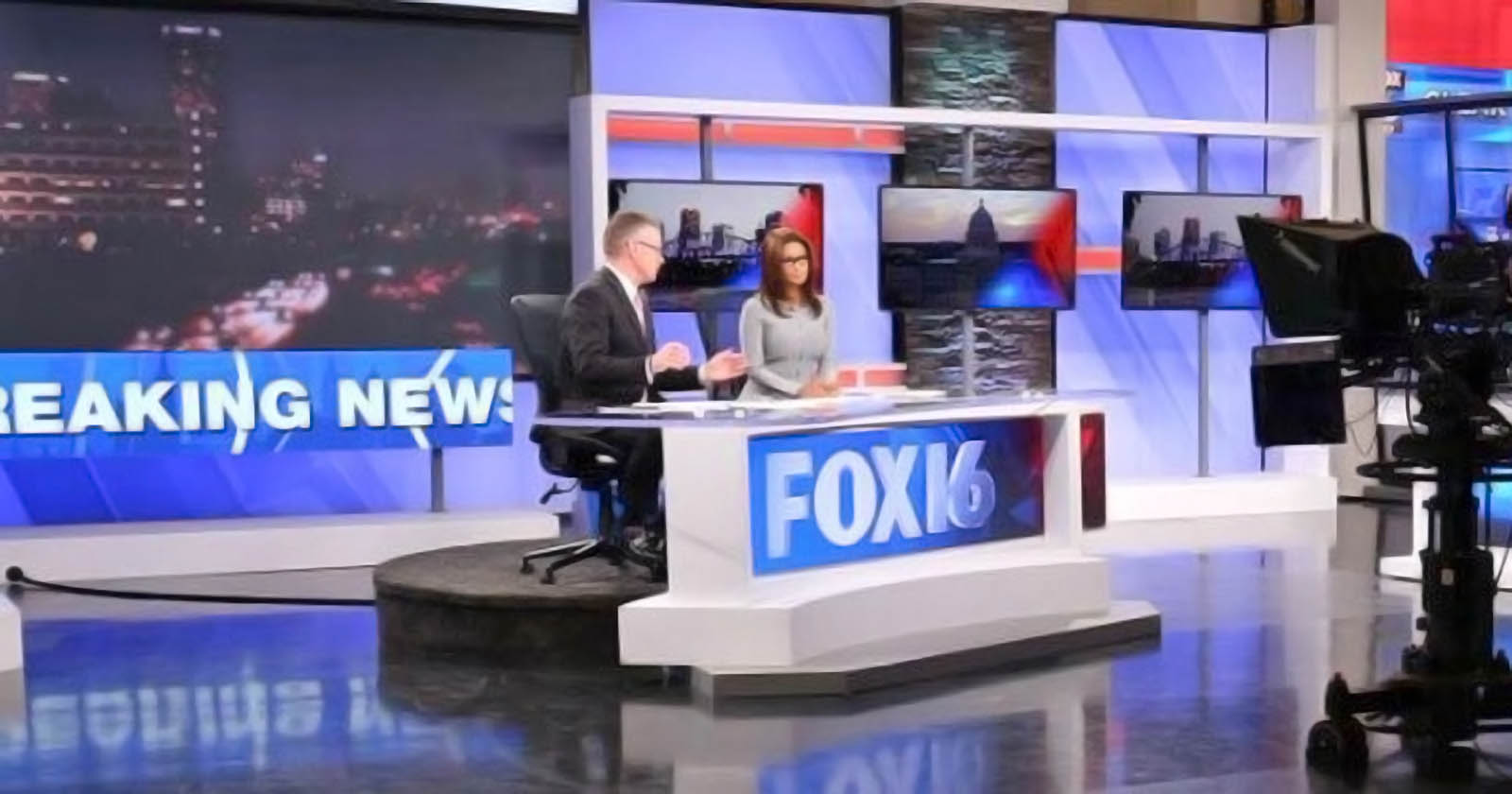 Fox 16 News studio