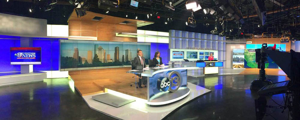 ABC Channel 13 News Houston live coverage studio