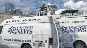 ABC Channel 13 News Houston satellite van