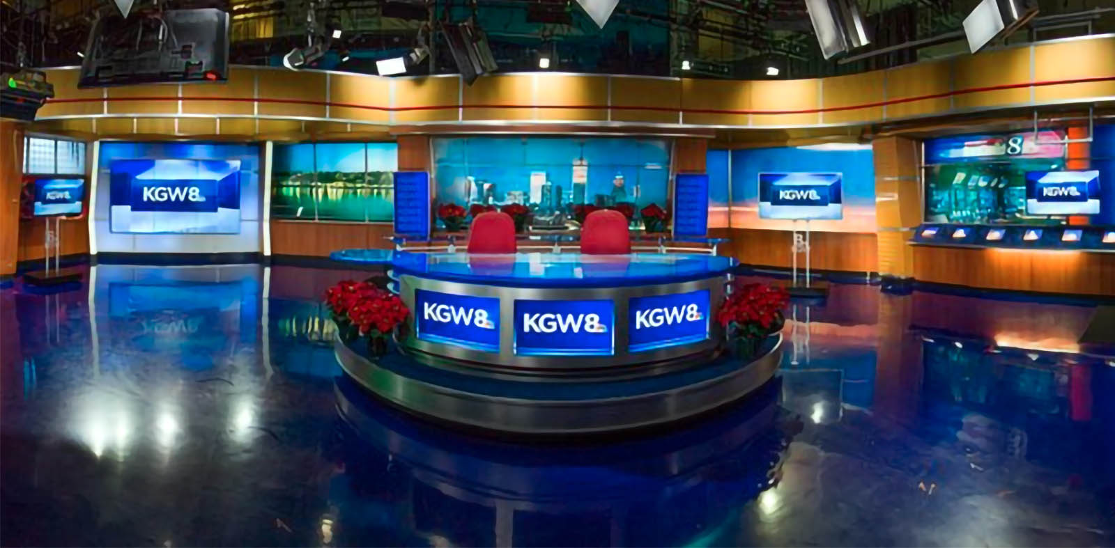 Anchoring Studio for KGW News